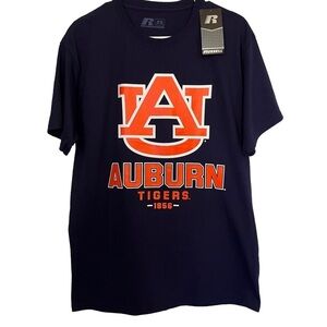 NWT Auburn University Tigers Russell Navy T-Shirt Size Medium